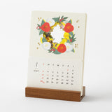 Midori Laser Processing Calendar - Flowers