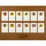 Midori Laser Processing Calendar - Flowers