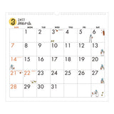 Midori Wall Calendar L - Ojisan
