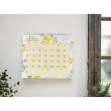Midori Wall Calendar L - Country Time Flower