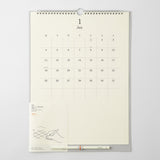 Midori MD Wall Calendar with Pencil