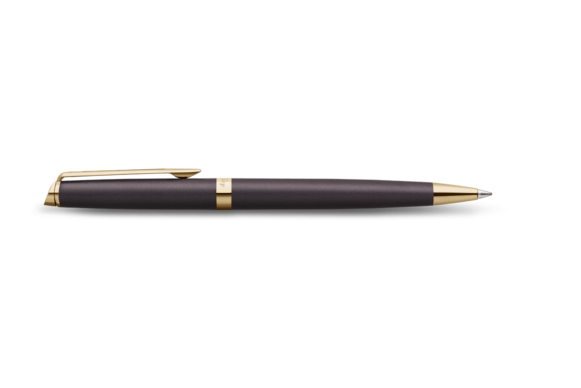 Waterman Hémisphère Understated Edit Ballpoint Pen - Lava Black