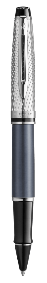 Waterman Expert Deluxe Rollerball Pen - Metallic Stone Grey Lacquer