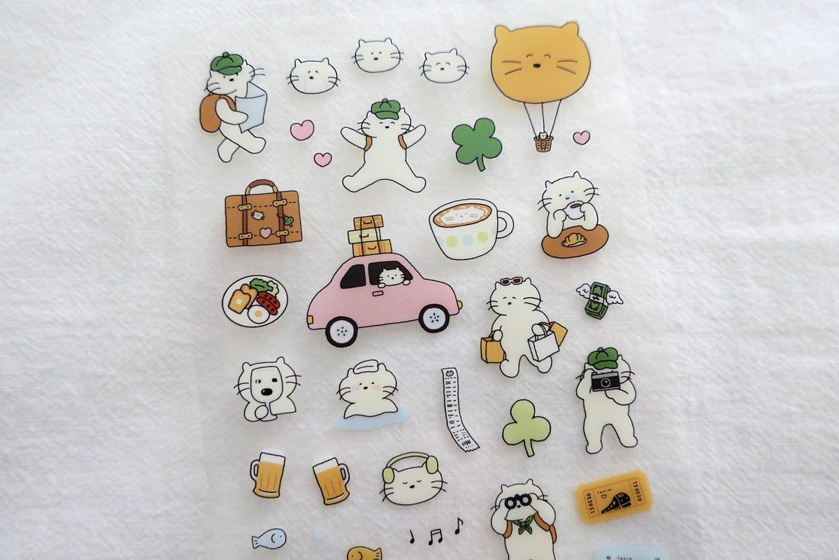 Suatelier Design Stickers - Cat's Travel Log