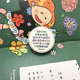 RiN! Studio Social Media Mini Washi Tape