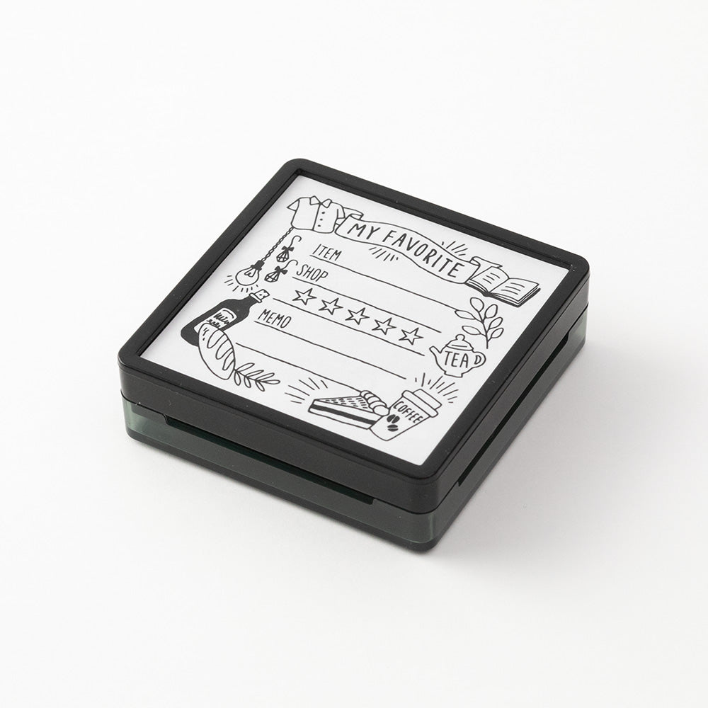 Midori Pre-Inked Paintable Stamp