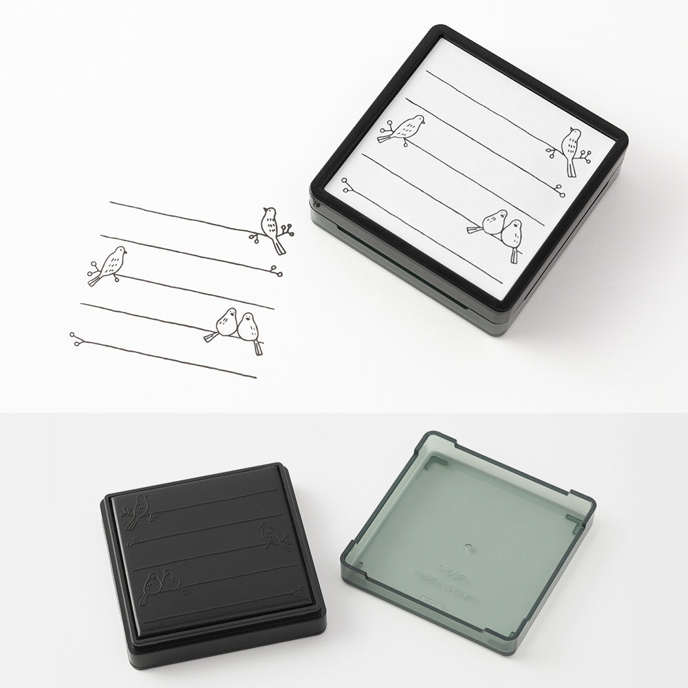 Midori Pre-Inked Paintable Stamp