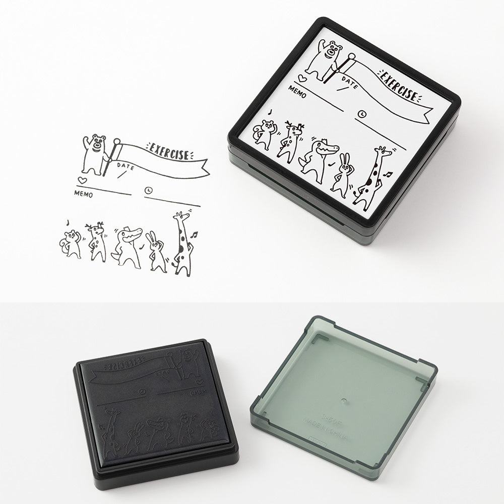 Midori Pre-Inked Paintable Stamp