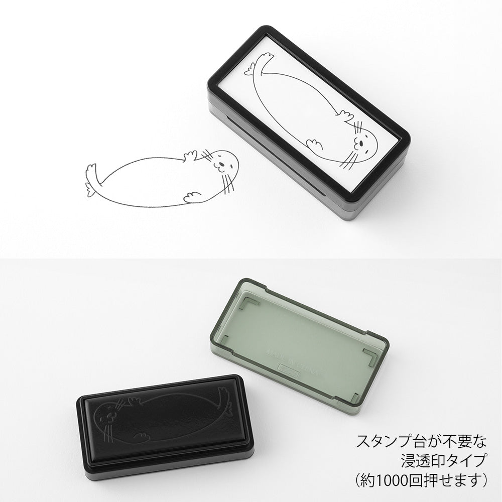Midori Pre-Inked Half Size Stamp