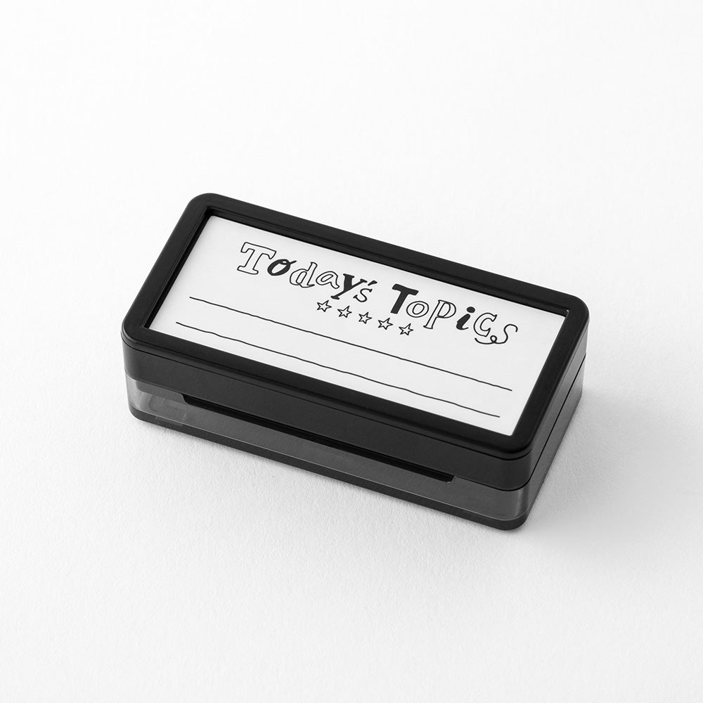 Midori Pre-Inked Half Size Stamp