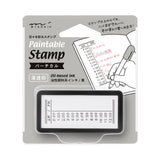 Midori Pre-Inked Half Size Stamp