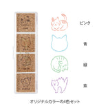 Midori Yuru Log Pre-inked Stamp
