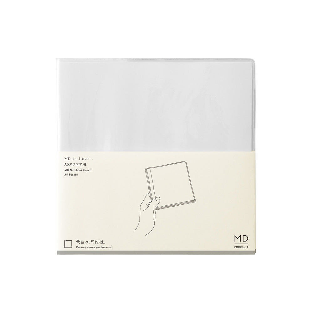Midori MD Notebook Clear Cover - A5 Square
