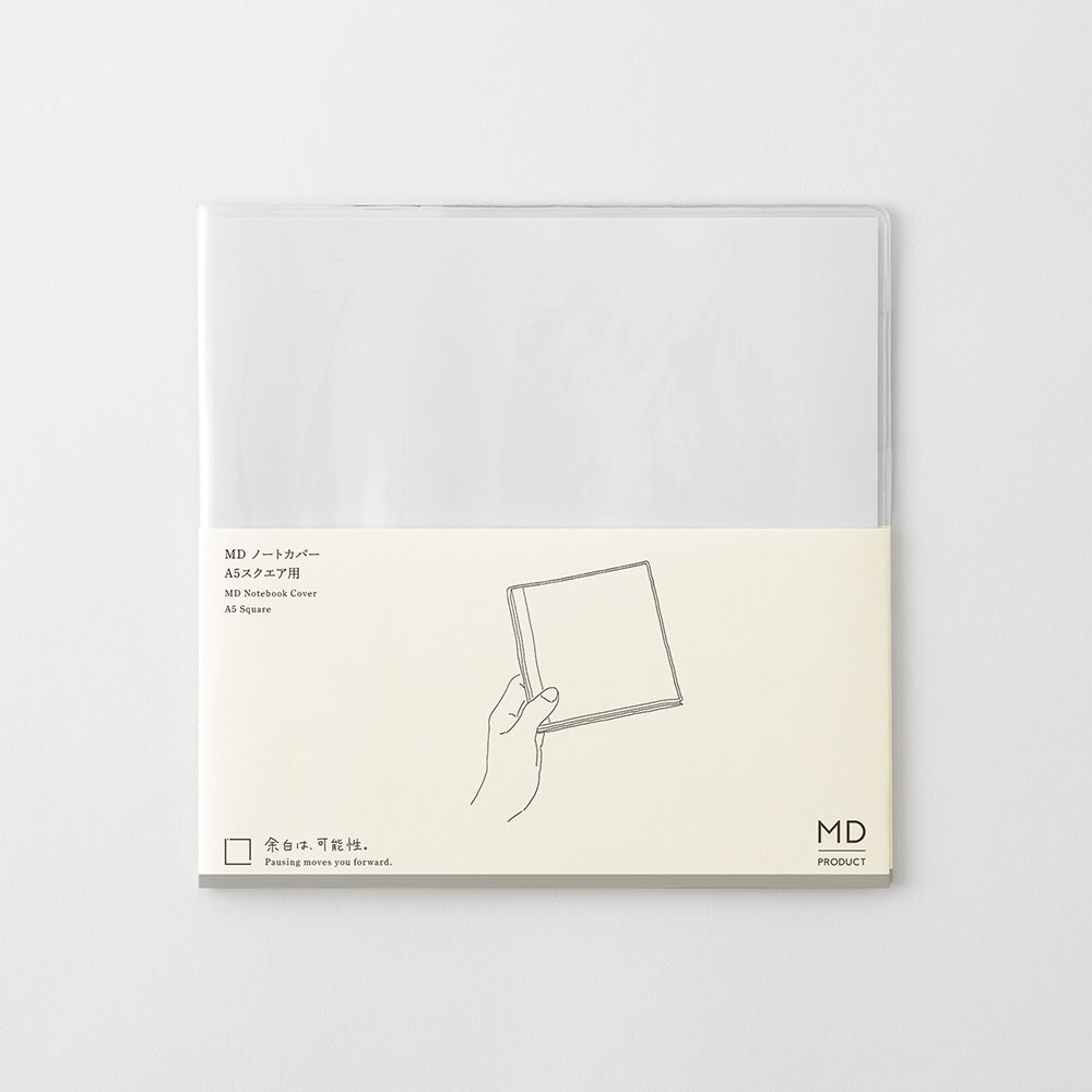 Midori MD Notebook Clear Cover - A5 Square