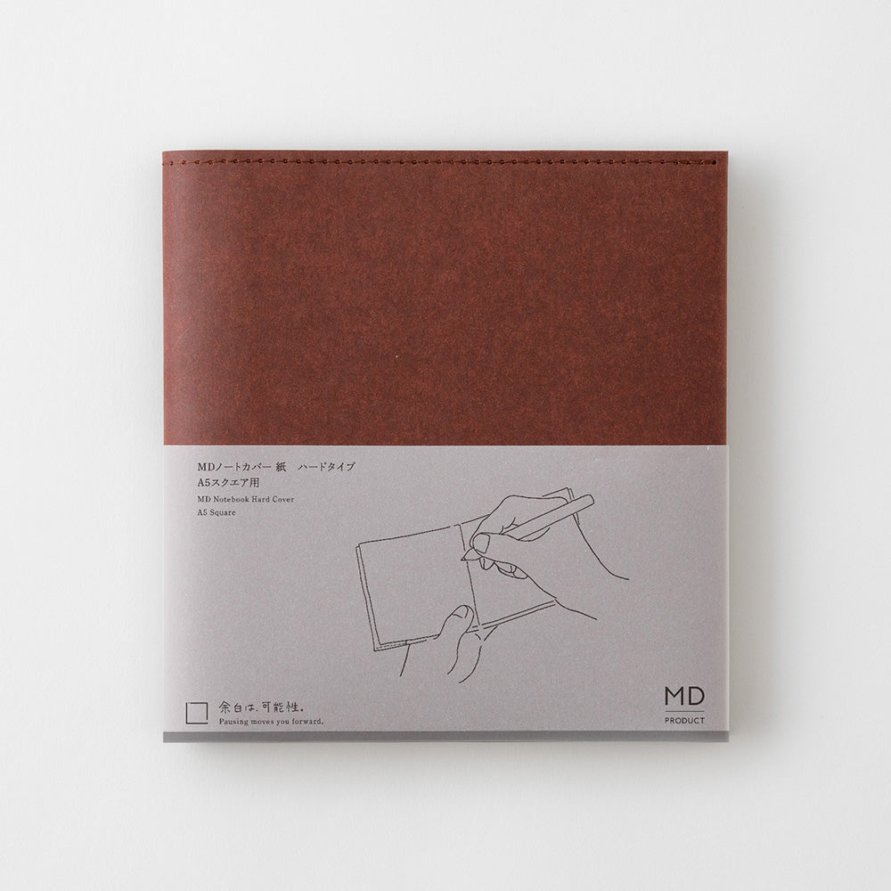 Midori MD Notebook Hard Cover - A5 Square - Paper