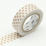 MT Washi Tape - Dot Milk Tea