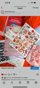 TINYSTORE Illustrated Large Scrapbooking Sticker Sheet
