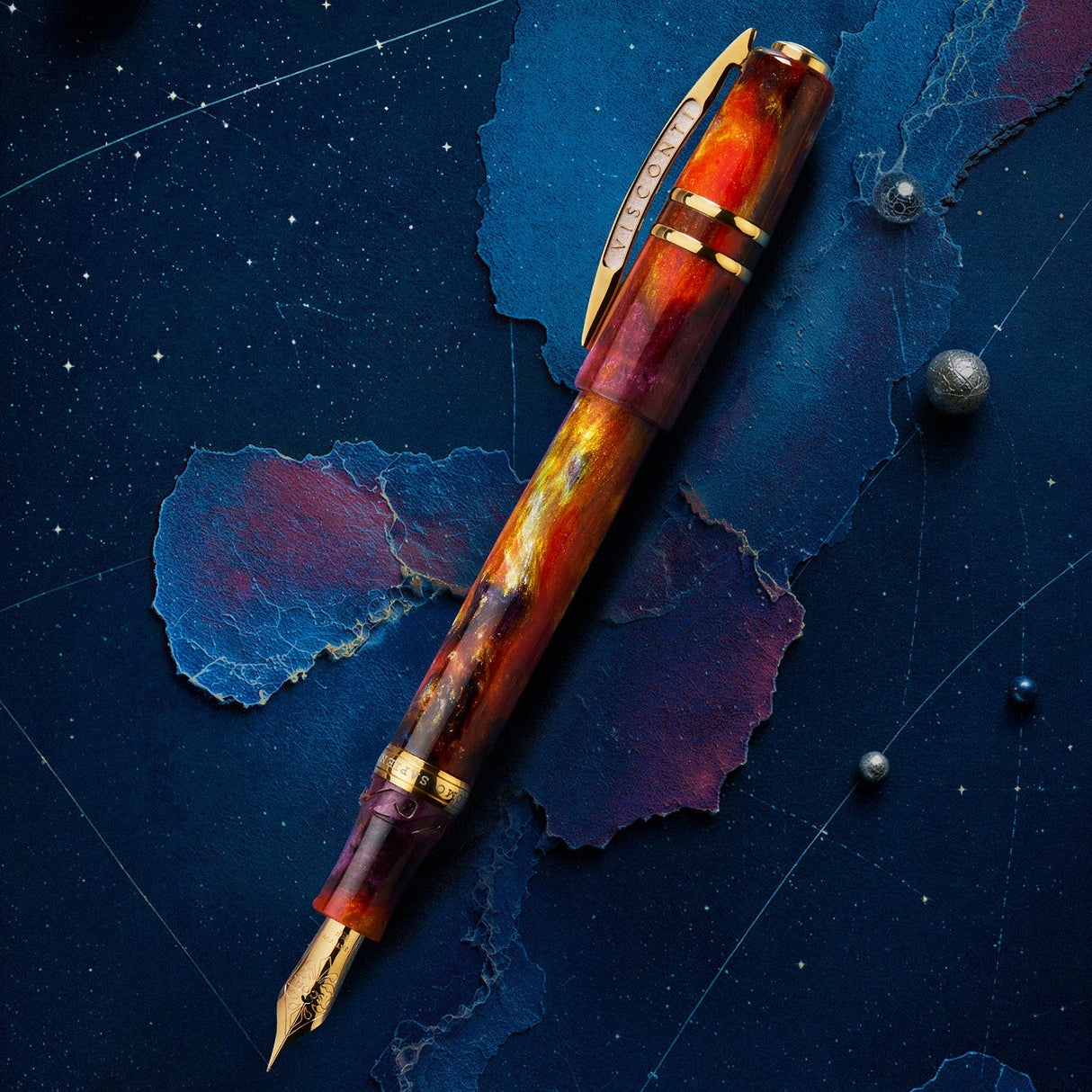 Visconti Homo Sapiens Nebula Fountain Pen - Orion (Limited Edition)