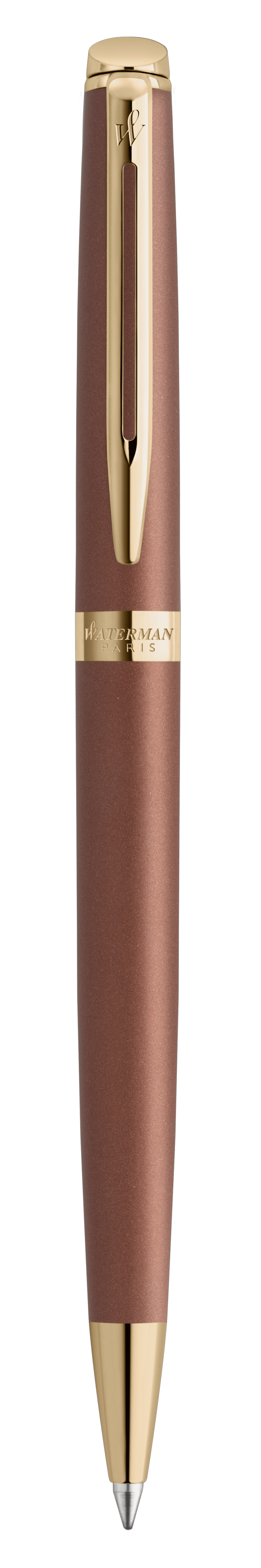 Waterman Hémisphère Understated Edit Ballpoint Pen - Metallic Copper Red