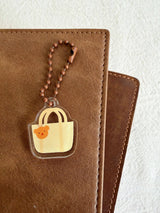 Bloom Paper Studio Teddy Charm Planner Bag Acrylic Charm