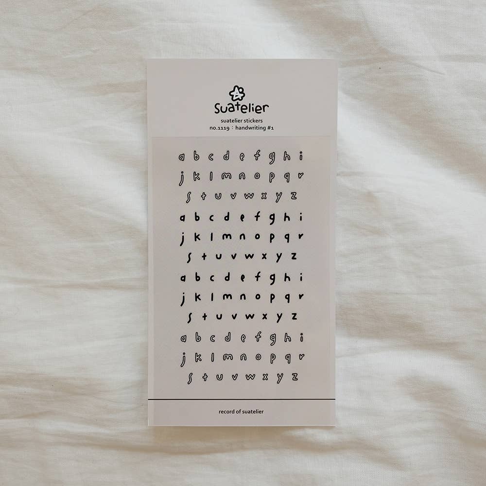 Suatelier Design Stickers - Handwriting#1