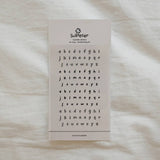 Suatelier Design Stickers - Handwriting#1
