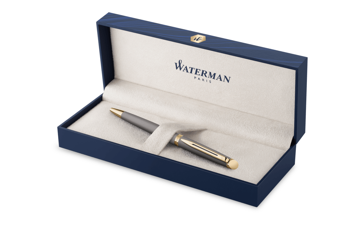 Waterman Hémisphère Understated Edit Ballpoint Pen - Metallic Grey