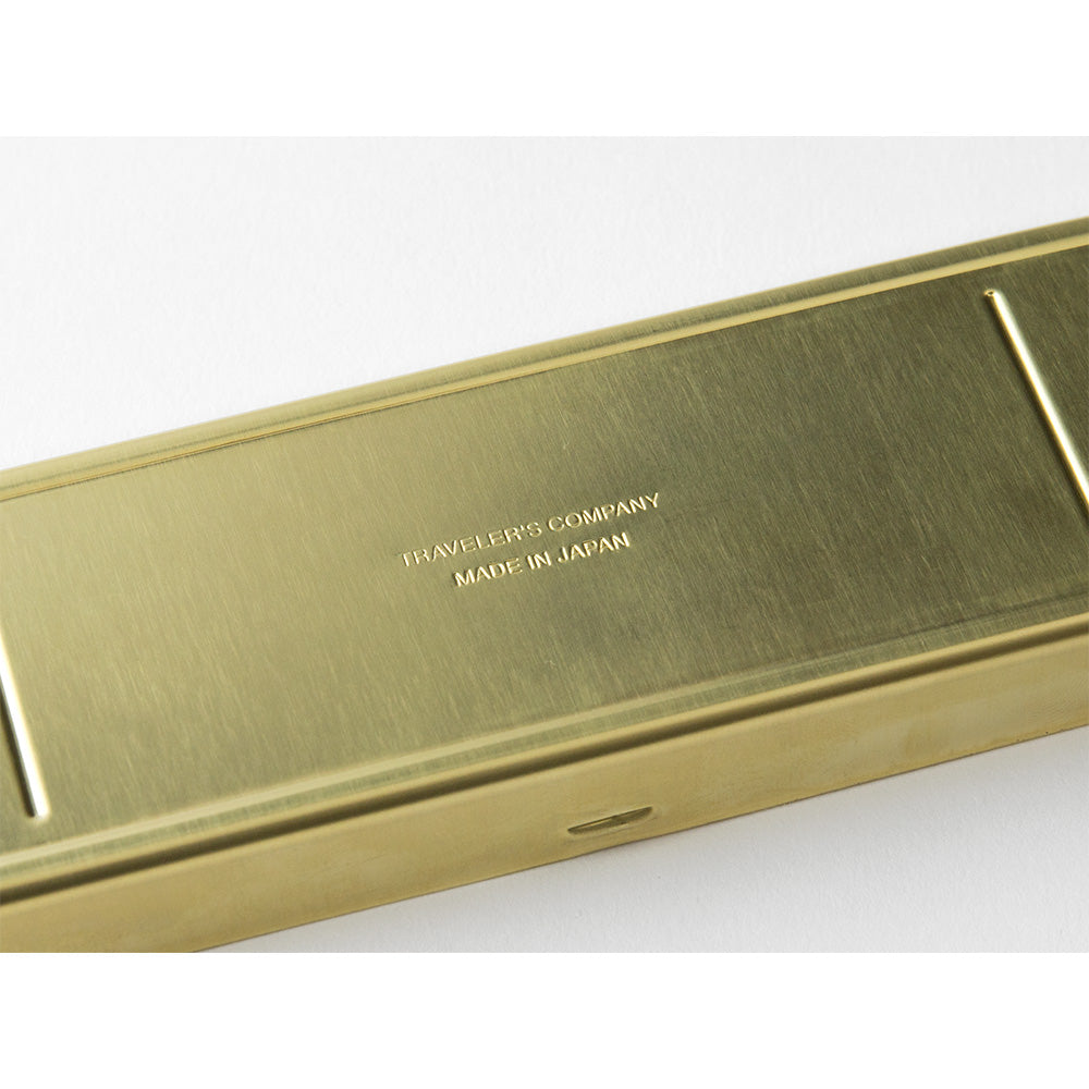 Traveler's Brass Pen Case