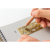 Traveler's Brass Template Numbers
