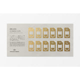 Traveler's Brass Number Clip