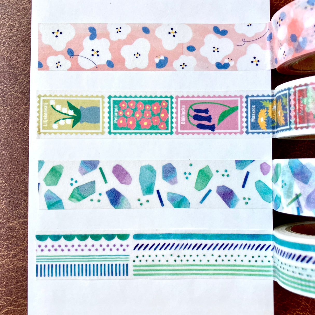 Papier Platz Washi Tape - Stamps
