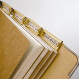 Traveler's Brass Index Clip