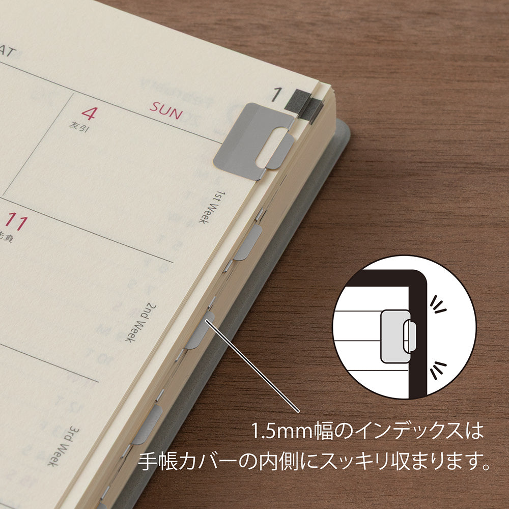 Midori Chiratto Index Clips - S