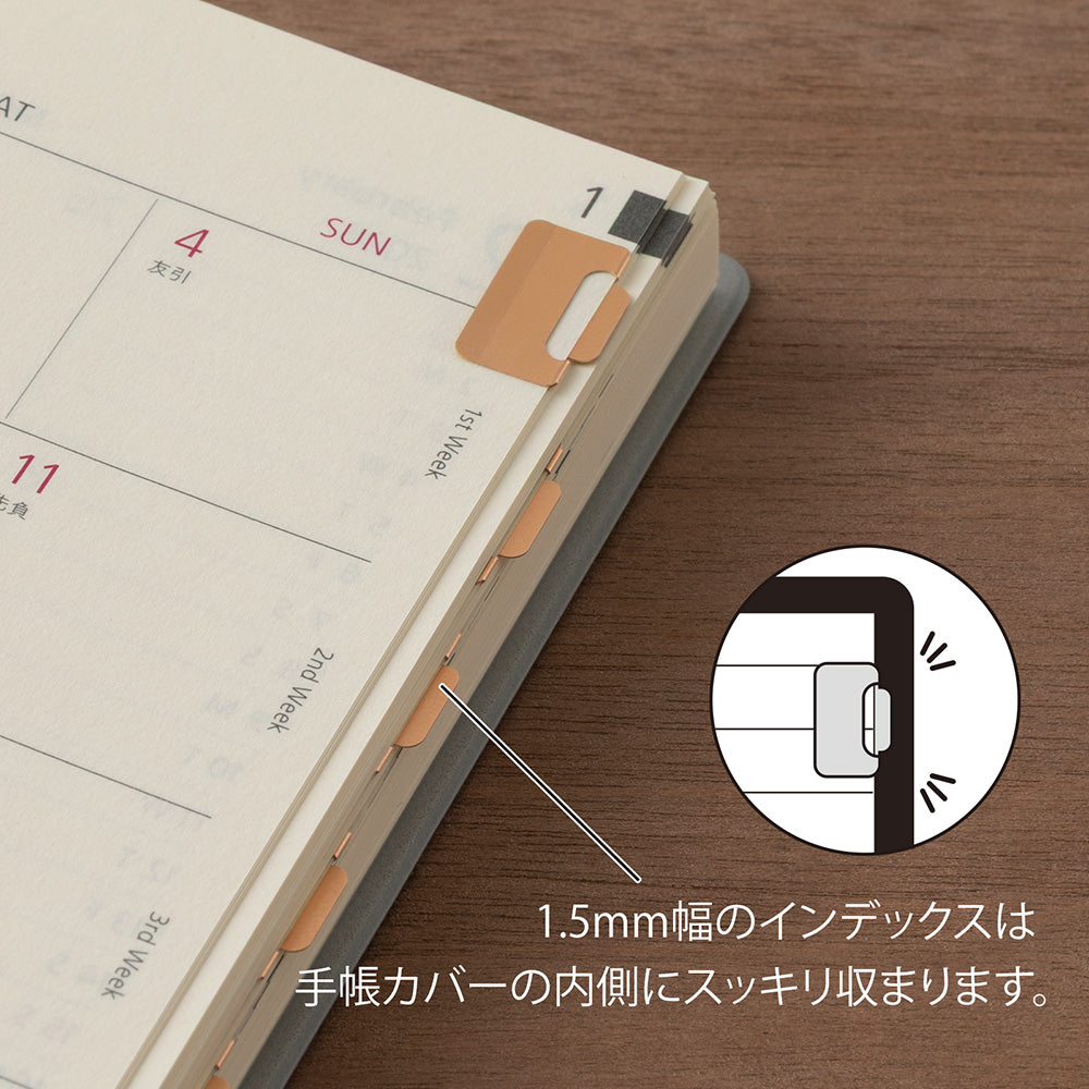 Midori Chiratto Index Clips - S