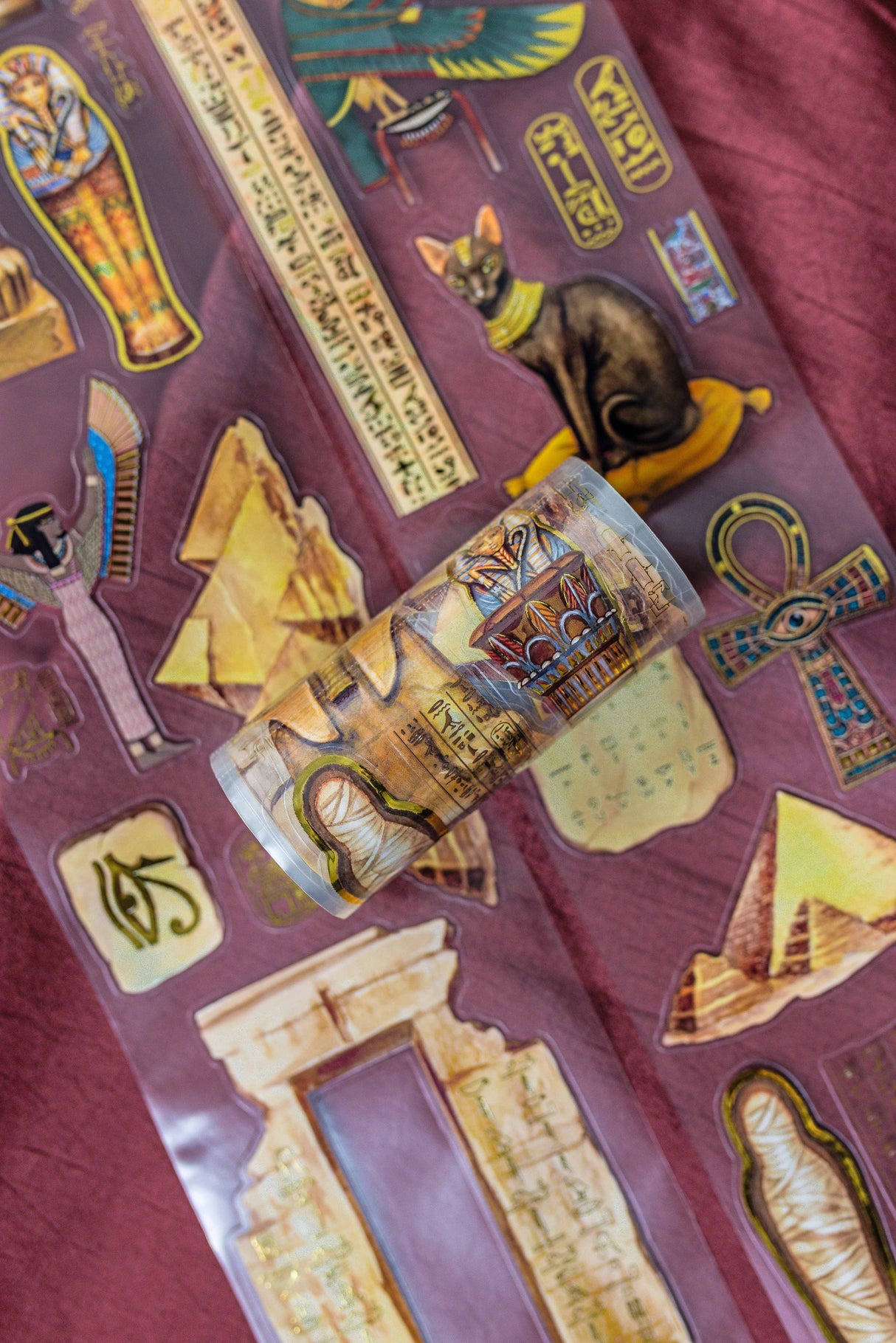 CoraCreaCrafts Ancient Egypt Transparent Tape