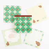 Green Flash Animal Department Store Memo Pad - Kiwi
