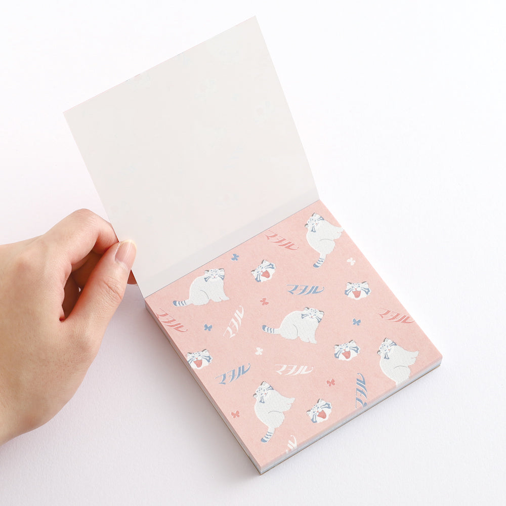 Green Flash Animal Department Store Memo Pad - Pallas's Cat