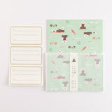 Green Flash Animal Department Store Letter Set - Sea Otter