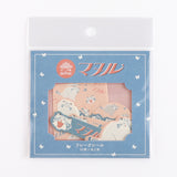 Atlas Stationers - Green Flash Animal Department Store Flake Sticker - Pallas's Cat - Stickers