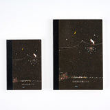 Hobonichi A6 Notebook - Graph - Hiroko Kubota: Another night of falling star sparklers
