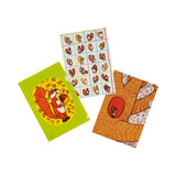 Hobonichi Folder Set of 3 for A6 Size - 100%ORANGE: Squirrel’s Moving Day