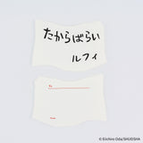 Hobonichi ONE PIECE magazine: Vivre Card & Treasure Tab Letterpress Printed Card