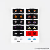 Hobonichi ONE PIECE magazine: Pirate Flag Index Stickers