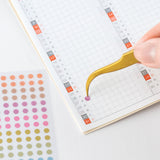 Hobonichi Transparent Dot Stickers (3.5mm) - TSUKI no IRO