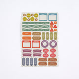 Hobonichi Sticker Set - TSUKI no IRO: Schedule