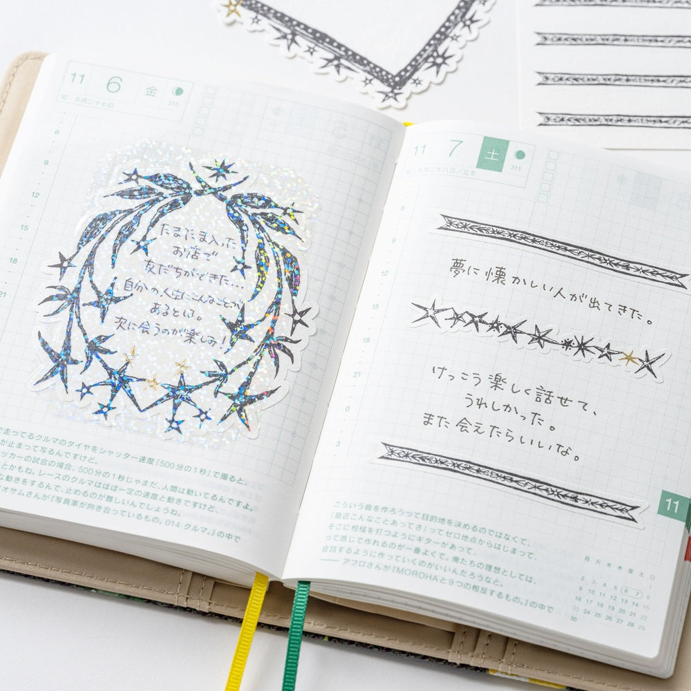 Hobonichi Unforgettable Day Stickers - not a dream