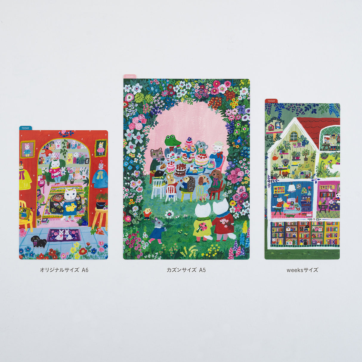 Hobonichi Pencil Board for Weeks -  Yumi Kitagishi (Animal Condo)