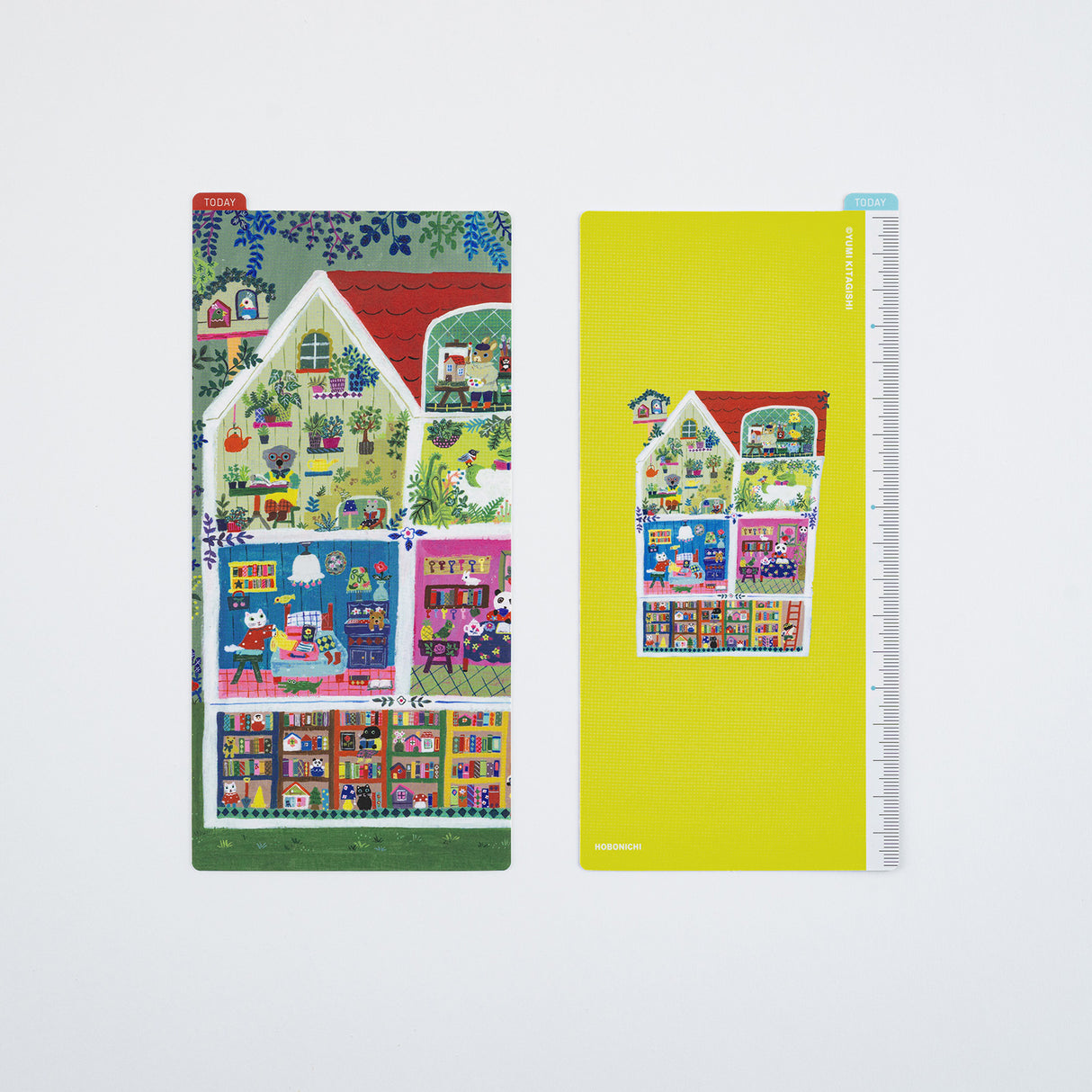 Hobonichi Pencil Board for Weeks -  Yumi Kitagishi (Animal Condo)