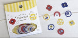 Papier Platz Kurugoma. Flake Stickers - Tricolor