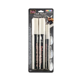 Bistro Chalk Markers - White - Combo Chisel, Broad, and Fine Set